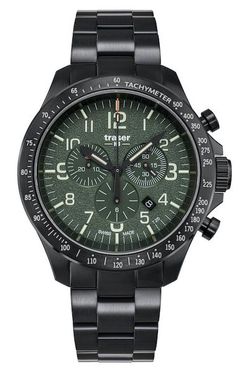 Traser P67 Officer Pro Chronograph Green Ocel