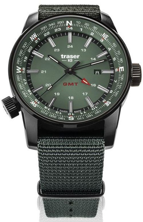 Traser P68 Pathfinder GMT Green Nato