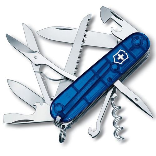 Victorinox SA Nůž Victorinox Huntsman Blue Transparent