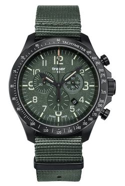 Traser P67 Officer Pro Chronograph Green Nato