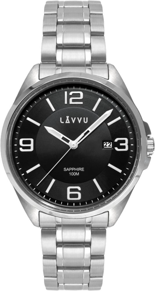 Pánské hodinky LAVVU LWM0092 HERNING Black