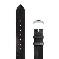 Řemínek kožený/černý croco