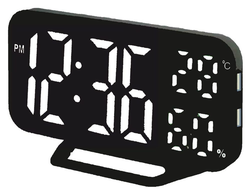 JVD SB3725.3 - Stále svítící budík s možností regulace jasu a mnoha užitečnými funkcemi