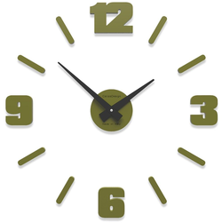 Hodiny CalleaDesign 10-304-54 Michelangelo S 50 cm zelená oliva