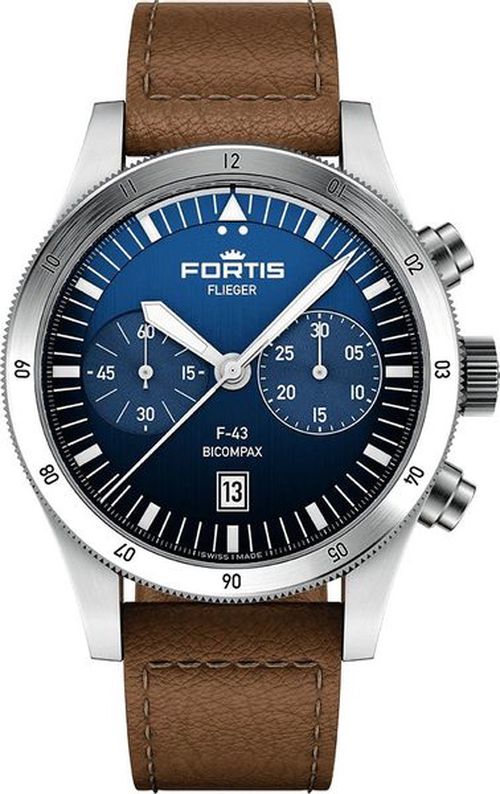 Fortis Flieger F-43 Bicompax Liberty Blue F4240013