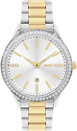 MINET Stříbrno-zlaté dámské hodinky AVENUE MWL5311