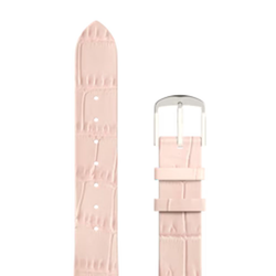 Řemínek kožený/růžový croco