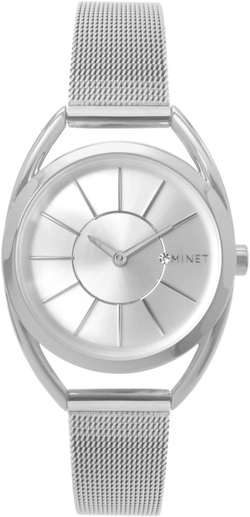 Stříbrné dámské hodinky MINET ICON PURE SILVER MESH MWL5013