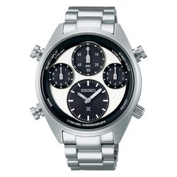 Seiko Prospex SFJ001P1 Speedtimer 1/100 sec Solar Chronograph