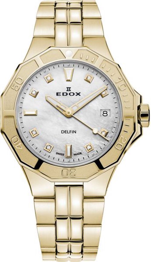 EDOX Sport Delfin Diver Date Lady 53020-37JM-NADD