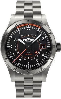 Fortis Flieger F-43 Triple-GMT Original COSC F4260000