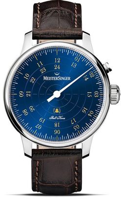 MeisterSinger Bell Hora BHO918G - Řemínek z hovězí kůže hnědé barvy