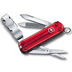 Victorinox SA Nůž Victorinox Nail Clip 580 Red Transparent