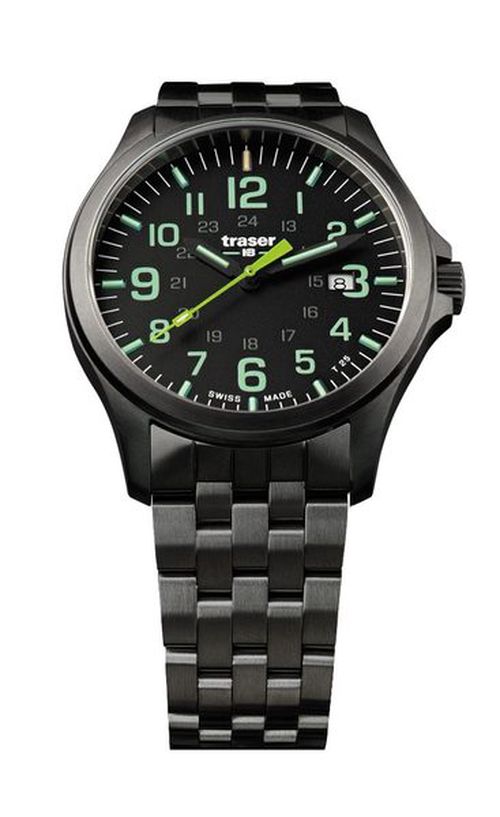 Traser P67 Officer Pro GunMetal Black/Lime Ocel