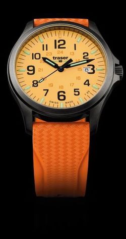 Traser P67 Officer Pro GunMetal Orange Silikon