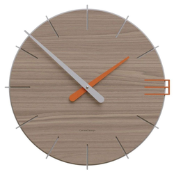 Hodiny CalleaDesign 10-019-85 Mike 42 cm černý ořech