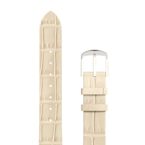 Řemínek kožený/cream croco