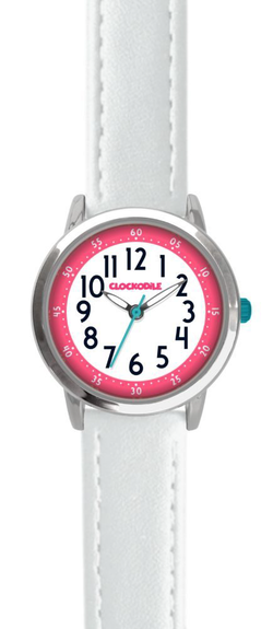 CLOCKODILE Bílé dívčí dětské hodinky CWG5076