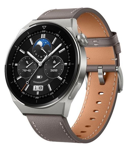 HUAWEI WATCH GT 3 Pro 46mm Odin-B19V Grey Leather Strap 55028467