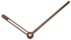 HRC82 - Kompletní hodinový strojek řízený signálem s tichým chodem včetně dřevěných ručiček