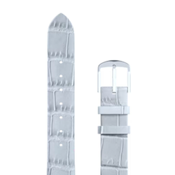 Řemínek kožený/světle modrý croco