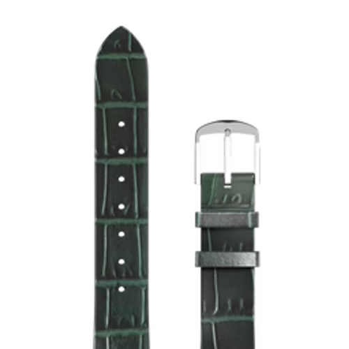 Řemínek kožený/zelený croco