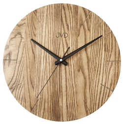 JVD NS22011.78 - Dřevěné hodiny s černými ručičkami