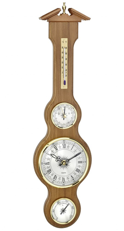 Meteostanice kaplička TFA 45.3004.01 s teploměrem, vlhkoměrem, barometrem a hodinami