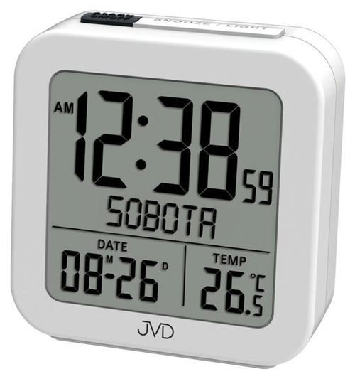 JVD RB9370.1 - Rádiem řízený budík s češtinou