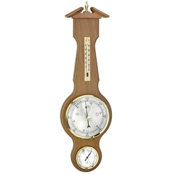 TFA Meteostanice analogová na dřevěné podložce 20.1047.01 - dub sheraton