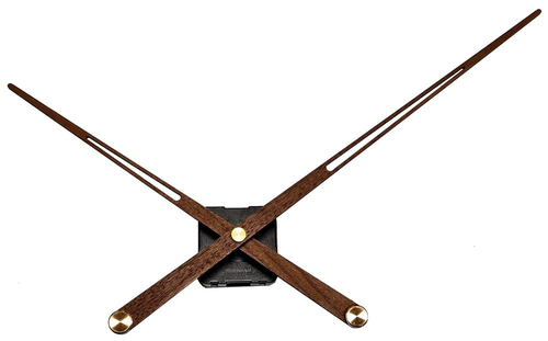 HRD72 - Kompletní hodinový strojek s dlouhými dřevěnými ručkami